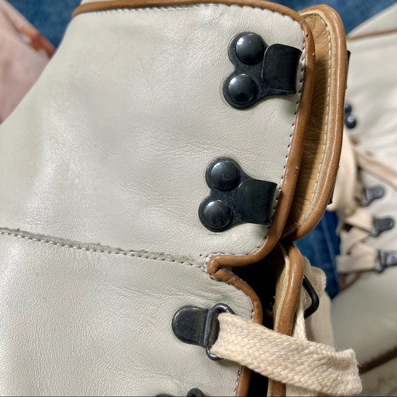 Coach Lucia Ivory Lace-Up Booties - Picture 5 of 14